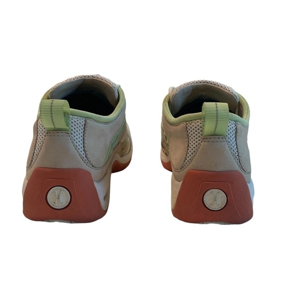 Cole Haan Nike Air D16126 Nubuck Tan & Lime Green Sneakers  Vintage Size… - Picture 5 of 11